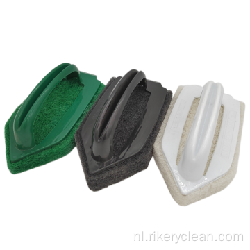 Multifunctionele scrubber met plastic handgreep